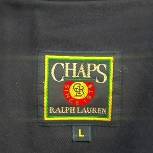 chaps Polo rare find blue collar button-up shirt